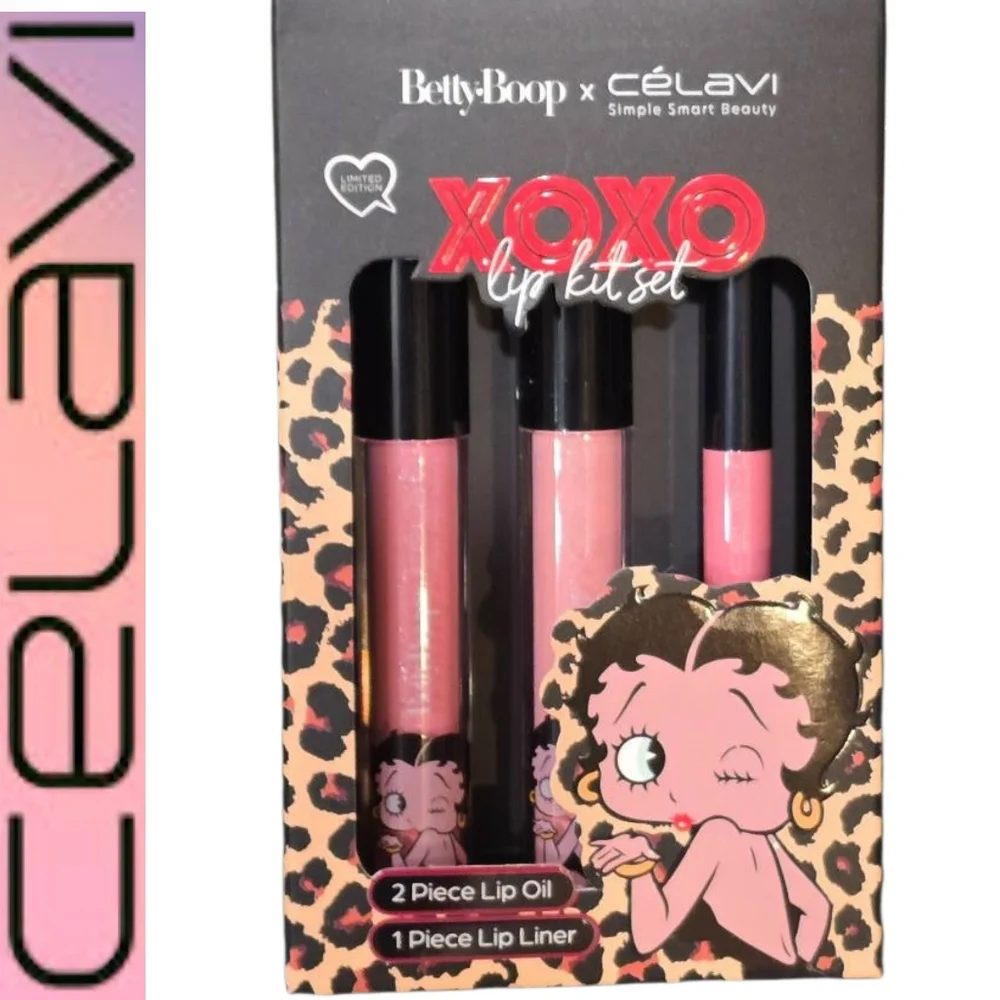 Célavi X Betty Boop XOXO‎ Lip Kit Set